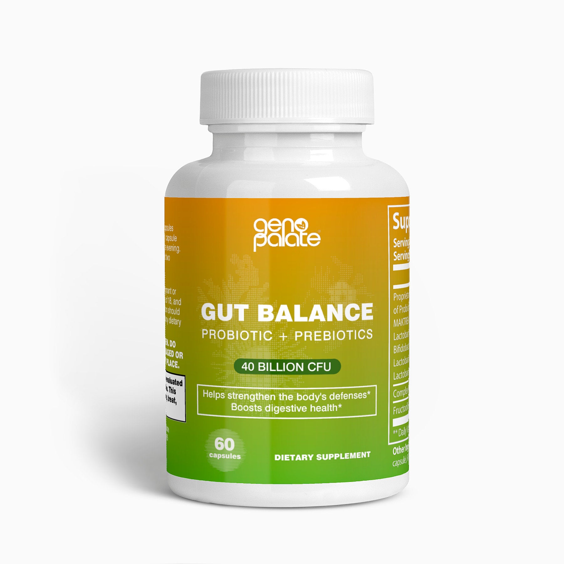 Gut Balance Probiotic + Prebiotics (40 Billion CFU)